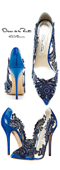 Oscar de la Renta Alyssa Lace Pump  House of Beccaria