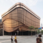 Foster and Heatherwick build Shanghai arts centre with curtain-like facade: 