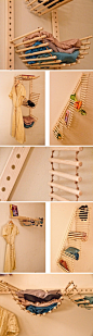 [【创意家居】Alvilde Sophie Rubæk Holm设计的小清新收纳家具] Simply sticks是丹麦Alvilde Sophie Rubæk Holm设计的小清新收纳家具，使用起来非常方便，可以自由组合，功能灵活。