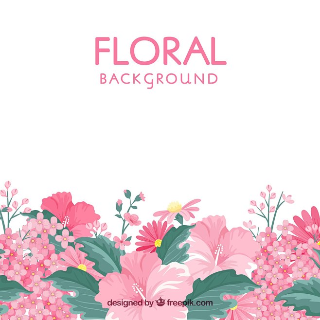 Floral background in...