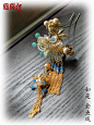 【胭脂扣】珍珠铜制鱼灯形发钗“如是-金鱼戏”发簪流苏 手工簪子-淘宝网