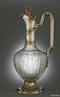 19世纪—20世纪法国巴黎制造的纯银古董葡萄酒瓶