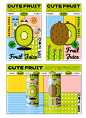 可爱水果——快销品与饮料类包装插画-古田路9号-品牌创意/版权保护平台