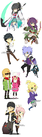 chibies by danzzila on deviantART