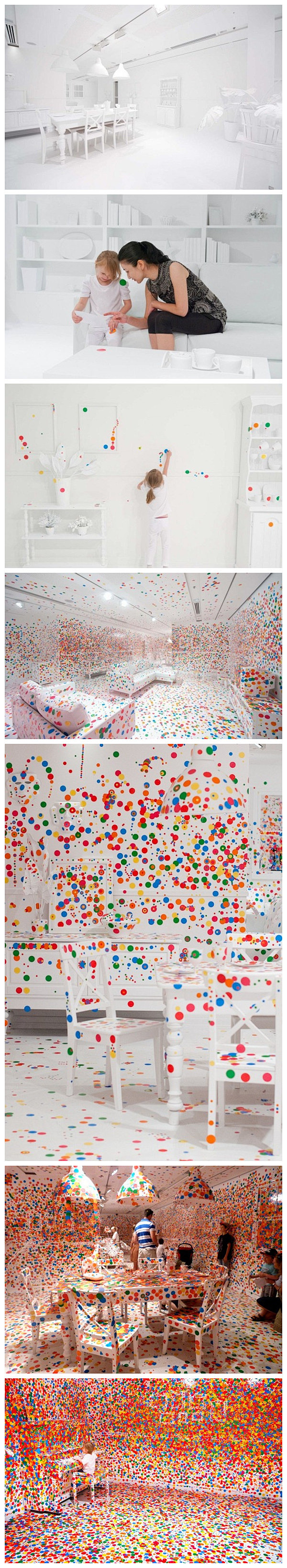 艺术家 Yayoi Kusama 构建了...