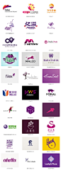 紫色专题logo-爱标志http://www.ibiaozhi.com/topics/zise/list_134_1.html