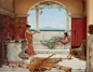 英国约翰·威廉·格威德（John William Godward）油画作品欣赏(5)_油画作品_妮兔时尚网