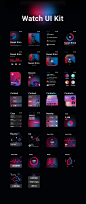 UI Kits : A clean and modern look for the Apple Watch user interface.
Total of 30 screens Apple Watch 42mm screens.
Mainly about social, music player and activity.

Design based on the watchOS human interface guideline.
You can modify the design to meet t