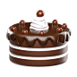 Red Velvet Cake  3D Icon