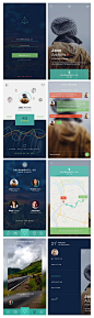 Nerdial App UI – 8 screens FREE PSD on Behance: