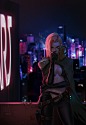 Thera, Lucia Hsiang : This is the illustration of Thera who designed by my husband, first time to draw cyberpunk style.
and this is my husband's link     https://www.artstation.com/666kart