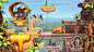 Monkey Quest by Eric Bellefeuille, via Behance | Web - Game UI/UX Des…