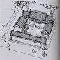 四合院平面图【一进院落】