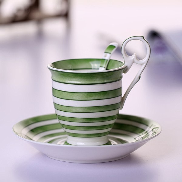 西尚玫瑰创意陶瓷欧式茶具勺杯子咖啡具水具...