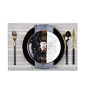 欧式美式西餐餐具套装橙色全套样板间牛排盘西餐盘餐垫餐碟刀叉勺-淘宝网