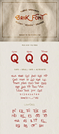 Briik Hipster Fonts 赶时髦的字体_字体下载_海报字体_模库(51Mockup)