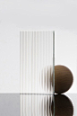 bower studios bower material library sample glass clear reeded mirrors furniture _地产广告——素材篇_T2020128