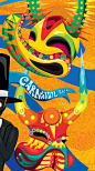 Dominican Republic's Carnival Brahma Beer Can : Beer Package illustration for Dominican Republic's 2013 Carnival