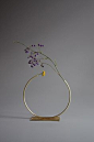 anna varendorff brass vase 9 - almost a circle.: 