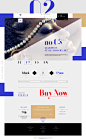 JewelryStore : JewelryShop main page, menu, product card, listing and lookbook + mobile of home and lookbook.