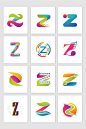 Z字母标志logo矢量设计图形
