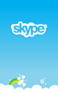 Skype App应用启动界面