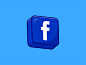 account facebook Icon ILLUSTRATION  Internet logo market market logo social media