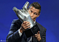 北京时间8月26日，欧足联举行颁奖仪式，C罗获欧洲最佳球员奖。