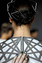 GEOMETRIC ELEGANCE: TITANIA INGLIS fashion design detail