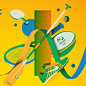 Rio 2016 - Olympic Games : Type illustration for YummyColours social media