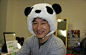 Hope this isn't a re-post. Jackie Chan in a panda hat - Imgur