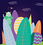 Monster in Whimsy land on Behance