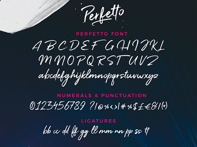 Perfetto Brush Font ...