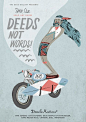 Deeds not words! by StevieGee #design #color #art #creative #graphics #colors@北坤人素材