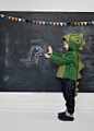 This woman has some serious talent. Amazing coats.... Kids Coat Cheeky Green Dinosaur by littlegoodall on Etsy, $155.00