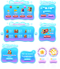 Aqua Slot Game Full Pack : It is complete GUI pack for making Slot and Casino Game with premade game screens, lobby, pop ups, symbols, GUI elements, icons, backgrounds in casual, marine, underwater, shiny, colorful style for your mobile/web/video game.