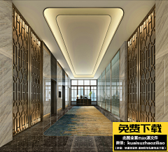 卓生ㅤ采集到· Hotel elevator hall︱酒店电梯厅