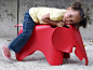 schöne coole kinder hocker designs elefant rot