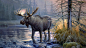 General 1920x1080 elk animals moose