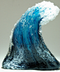 海浪----夫妻档艺术家 Paul DeSomma 和 Marsha Blaker 的玻璃雕塑作品