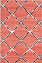 handwoven cotton flatweave carpet from Madeline Weinrib