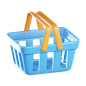 Basket 3D Illustration