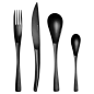 Black Stainless Steel Cutlery