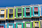 Colored apartments