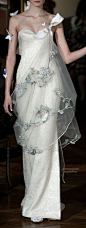 Couture Spring 2014 - Alexis Mabille (Details)单肩婚纱 