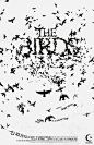 The Birds movie poster by Kyle Kim #海报#