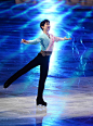 Yuzuru Hanyu of Japan performs his routine in the Gala exhibition during All Japan Figure Skating Championships at Saitama Super Arena on December 24...