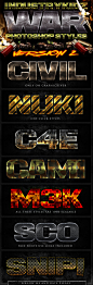 Diamond and Metal - Text Styles : 15 Diamond & Metal Text Styles High quality effects to pimp your boring text with gold, silver, diamond, jewel and other metal styles. Easy to use! The file includes: - .psd file with effects u...