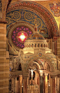 Cathedral Basilica of Saint Louis, USA.  We've been there, but I've not seen or taken this particular view. Lovely.