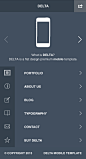 Delta - Flat Designed WP Mobile Theme